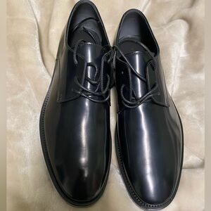 Balenciaga Glossy Black Men's Oxfords